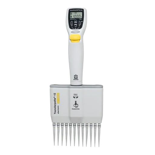 BRAND 705453 Transferpette® S 12 Electronic 5 - 100 µL Elektronik 12 Kanallı Otomatik Pipet.jpg